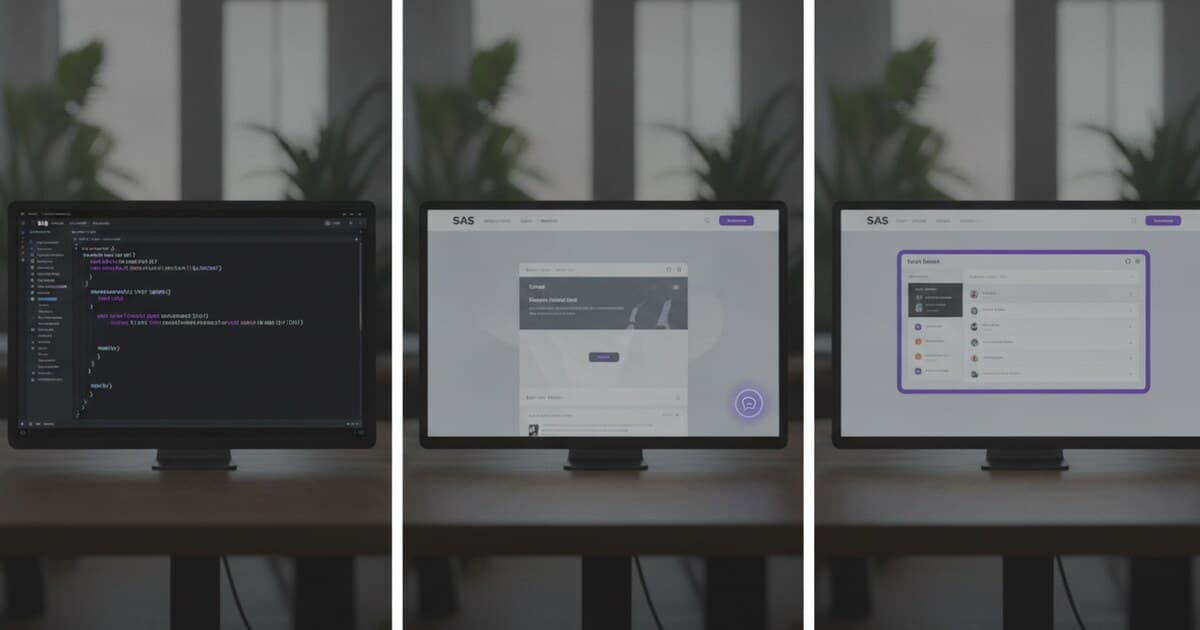 Code editor showing three embedding methods for a feedback board: iframe, script tag launcher, and inline embed